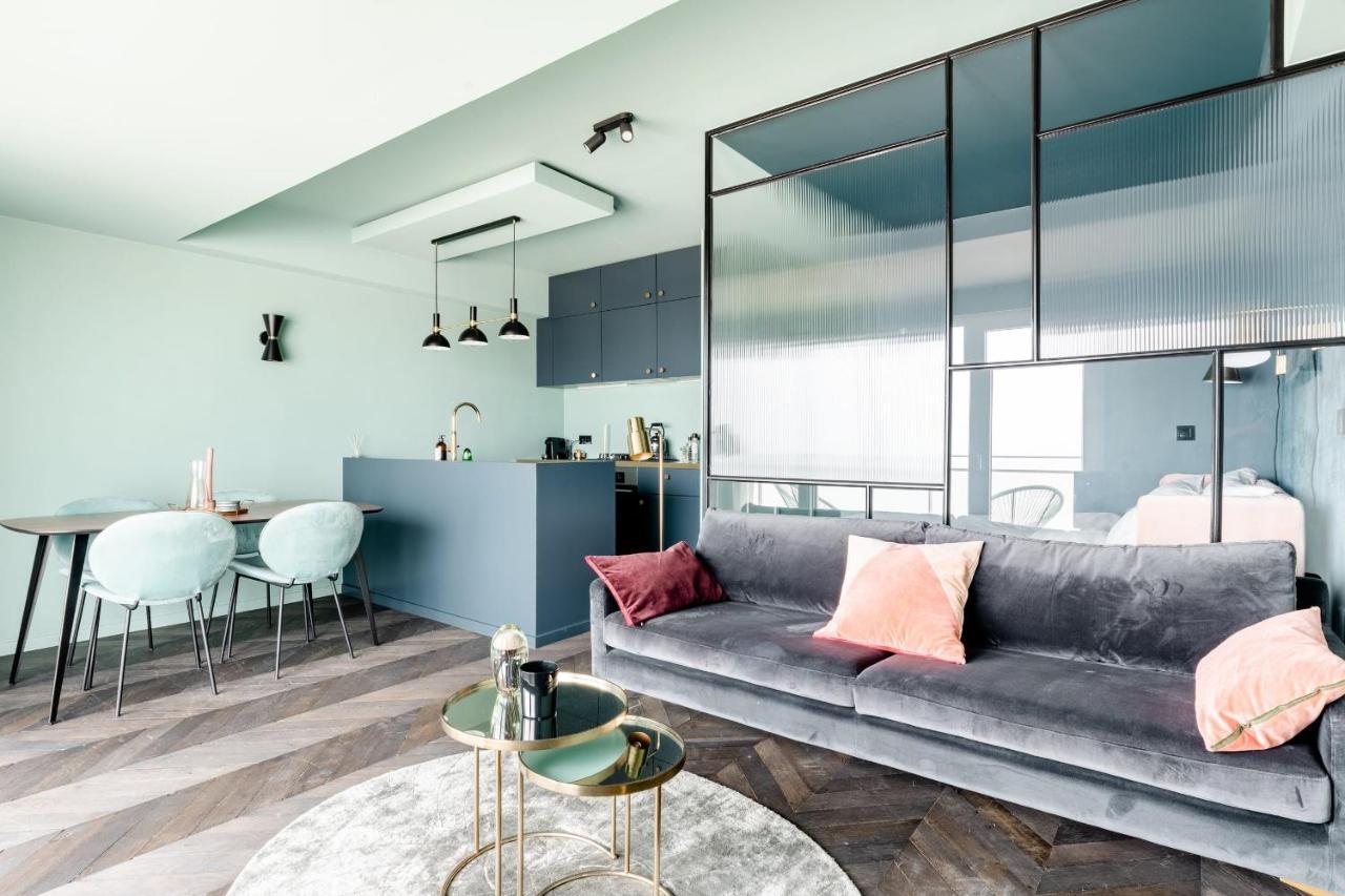 Luxueuze Suite Met Frontaal Zeezicht Knokke-Heist Exterior foto